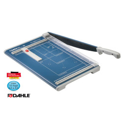 Taglierina a leva 533 - 45 x 28,5 cm - 340 mm (A4) - 15 fogli - blu - Dahle