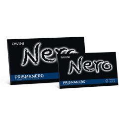 Album Prismanero - 24 x 33 cm - 10 fogli - 128gr - monoruvido - Favini