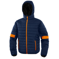Piumino imbottito Bloom - taglia XL - blu/arancio - Deltaplus