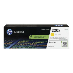 HP 220X - Alta resa - giallo - originale - LaserJet - scatola - cartuccia toner (W2202X) - per Color LaserJet Pro 4201dn, 4201d