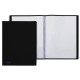 Portalistini Sviluppo - buccia - PP - 22 x 30 cm - 40 buste - nero - Favorit