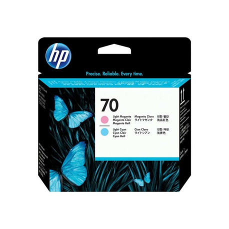 HP 70 - Magenta chiaro, cyan chiaro - testina di stampa - per DesignJet Z2100, Z3100, Z3200, Z5200- Photosmart Pro B8850, Pro B