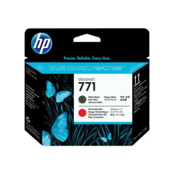 HP 771 - Nero opaco, rosso cromatico - testina di stampa - per DesignJet Z6200, Z6600 Production Printer, Z6800 Photo Productio