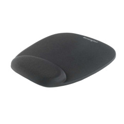 Tappetino per mouse con poggiapolsi - schiuma - nero - Kensington