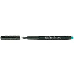 Pennarello Multimark universale permanente con gomma - punta fine 0,6mm - nero - Faber-Castell
