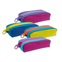 Taschetta Zippy Colors - 22 x 10 x 8 cm - PU - colori assortiti - Lebez