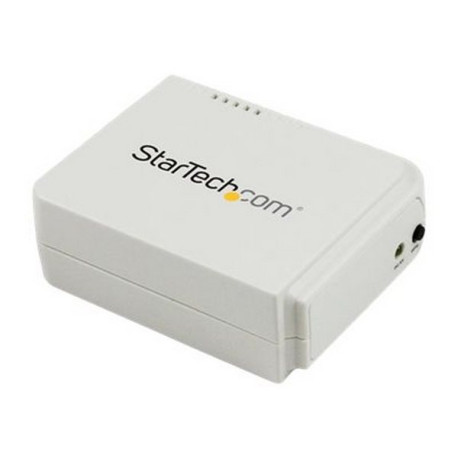 StarTech.com Server di Stampa Wireless N ad 1 porta USB con porta ethernet 10/100 Mbps - WiFi Print Server USB - 802.11 b/g/n -