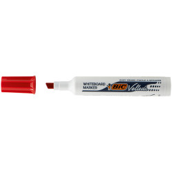 Pennarello Whiteboard Marker Velleda 1791  - punta a scalpello da 3,3mm a 4,6mm  - rosso - Bic