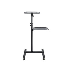 StarTech.com Supporto per proiettore e laptop - Carrello portatile per videoproiettore resistente (2 ripiani, capacità 10kg) - 