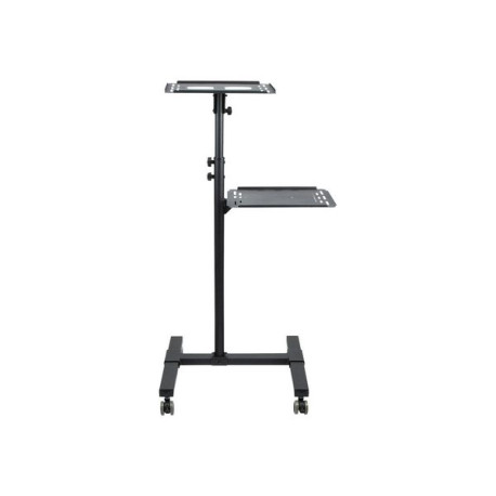StarTech.com Supporto per proiettore e laptop - Carrello portatile per videoproiettore resistente (2 ripiani, capacità 10kg) - 