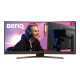 BenQ EW3880R - Monitor a LED - curvato - 37.5" - 3840 x 1600 WQHD+ @ 60 Hz - IPS - 300 cd/m² - 1000:1 - HDR10 - 4 ms - 2xHDMI, 