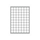 Tico Copy Laser Premium - Carta - adesivo permanente - arancione fluorescente - 25 mm di diametro - 133 g/m² - 4900 etichette (