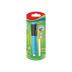 KEYROAD 2 in 1 - Gomma da cancellare/temperamatite a cilindro - disponibile in colori assortiti