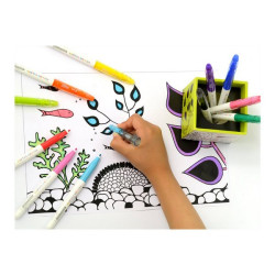 Pilot FriXion Colors - Marcatore - colori assortiti - 0.63 mm - medio - con gomma (pacchetto di 12)