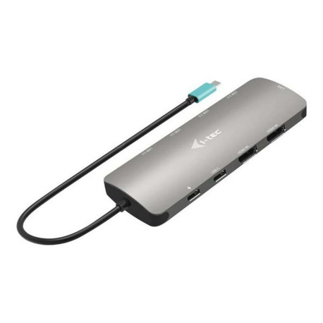 i-Tec Nano Dock - Docking station - USB-C / USB4 / Thunderbolt 3 / Thunderbolt 4 - 2 x HDMI - 1GbE - 100 Watt - Europa