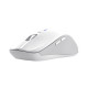 Trust 25674, Ambidestro, Bluetooth, 3200 DPI, Bianco