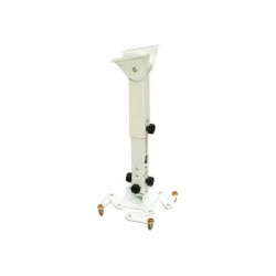 ITB Solution - Supporto - regolabile in altezza - per schermo per proiezione - bianco - installabile a soffitto