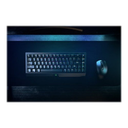 Razer BlackWidow V3 Mini HyperSpeed - Tastiera - retroilluminazione - Bluetooth, 2.4 GHz, USB-C - QW