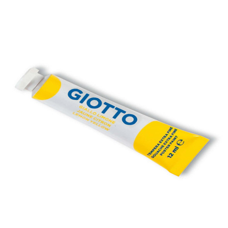 Tempera Tubo 4 - 12ml - giallo limone - Giotto