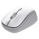 Trust Yvi+, Ambidestro, Ottico, RF Wireless, 1600 DPI, Bianco