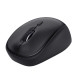 Trust Yvi+, Ambidestro, Ottico, RF Wireless, 1600 DPI, Nero