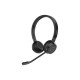Jabra Evolve 65 TE Stereo - Cuffie con microfono - over ear - Bluetooth - senza fili - USB-A tramite adattatore Bluetooth - iso
