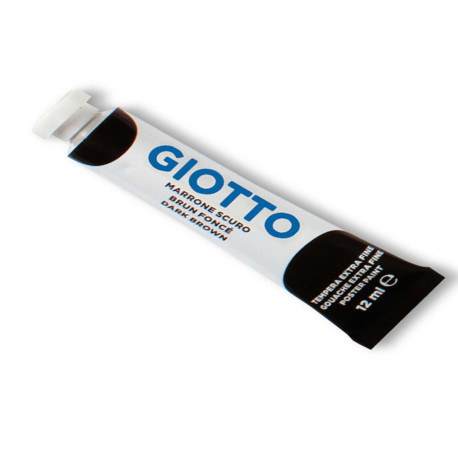 Tempera Tubo 4 - 12ml - marrone - Giotto