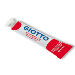 Tempera Tubo 4 - 12ml - rosso scarlatto - Giotto