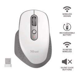OZAA RECHARGEABLE MOUSE WHITE