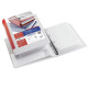 Raccoglitore personalizzabile Stelvio TI - 22 x 30 cm - 4 anelli a D 25 mm - dorso 4 cm - bianco - Sei Rota
