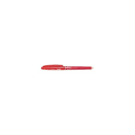 Pilot FriXion Point - Penna a sfera - non permanente - rosso - inchiostro in gel sensibile al calore - 0.5 mm - fine - con gomm