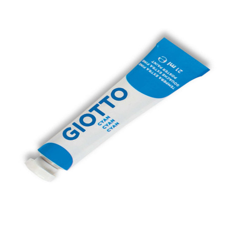 Tempera Tubo 7 - 21ml - cyano - Giotto