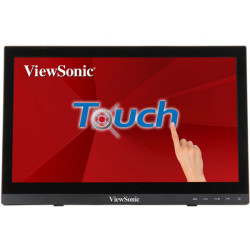 Viewsonic TD1630-3, 39,6 cm (15.6"), 1366 x 768 Pixel, HD, LCD, 12 ms, Nero