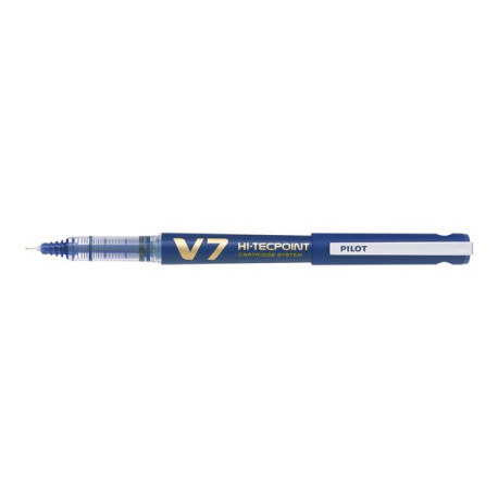 Pilot Hi-Tecpoint V7 Begreen - Penna a sfera - blu - 0.7 mm - medio (pacchetto di 10)
