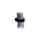 Panduit TAK-TY HLT Hook & Loop Cable Ties - Fascetta ferma-cavo - 20.3 cm - nero