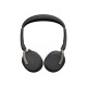 Jabra Evolve2 65 Flex MS Stereo - Cuffie con microfono - on-ear - Bluetooth - senza fili - eliminazione rumore attivata - USB-C