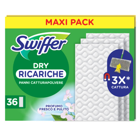 Ricarica Swiffer Dry - Swiffer - conf. 36 pezzi