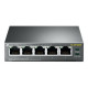 TP-Link TL-SF1005P - Switch - unmanaged - 5 x 10/100 (4 PoE) - desktop - PoE (58 W)