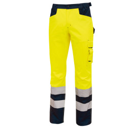 Pantalone invernale alta visibilitA' Beacon - giallo fluo - taglia M - U-Power