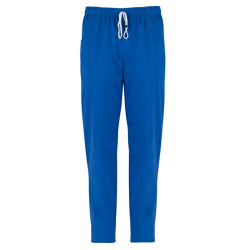 Pantalone Pitagora - unisex - 100 cotone - taglia S - bluette - Giblor's