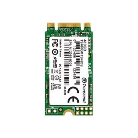Transcend 420S - SSD - 480 GB - interno - M.2 2242 - SATA 6Gb/s