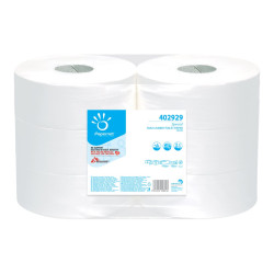Papernet Maxi Jumbo - Carta igienica - 6.564 kg - pura cellulosa - 1218 fogli - rotolo - 371.5 m - bianco (pacchetto di 6)