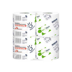 Papernet Superior - Carta igienica - pura cellulosa - 250 fogli - rotolo - 27.5 m - bianco (pacchetto di 4) - per P/N: 406719