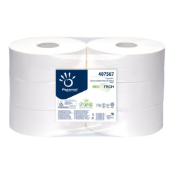 Papernet Superior Maxi Jumbo - Carta igienica - pura cellulosa - 811 fogli - rotolo - 300.07 m - bianco (pacchetto di 6) - per 