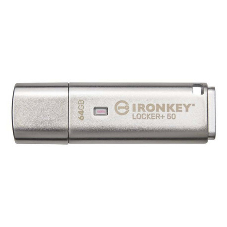 Kingston DataTraveler Locker+ - Chiavetta USB - crittografato - 64 GB - USB 3.2 Gen 1