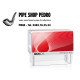 Timbro Printer 40 - 23 x 59 mm - 6 righe - autoinchiostrante - nero - Colop