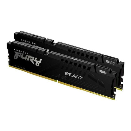 Kingston FURY Beast - DDR5 - kit - 64 GB: 2 x 32 GB - DIMM 288-PIN - 5600 MHz / PC5-44800 - CL40 - 1.25 V - senza buffer - on-d