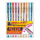 Roller gel colorati - colori glitter - Koh.I.Noor - astuccio 10 roller