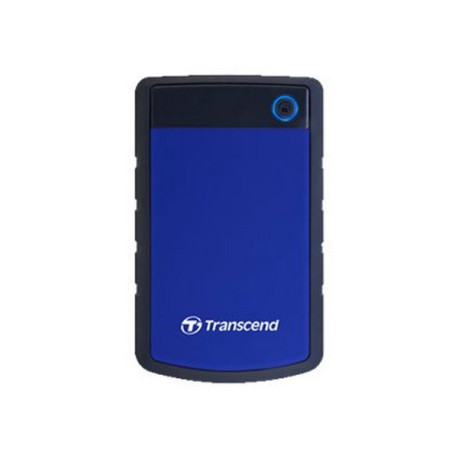 Transcend StoreJet 25H3 - HDD - 4 TB - esterno (portatile) - 2.5" - USB 3.1 Gen 1 - 256 bit AES - navy blue