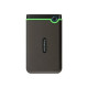 Transcend StoreJet 25M3 - HDD - 2 TB - esterno (portatile) - 2.5" - USB 3.1 Gen 1 - 256 bit AES - grigio ferro
